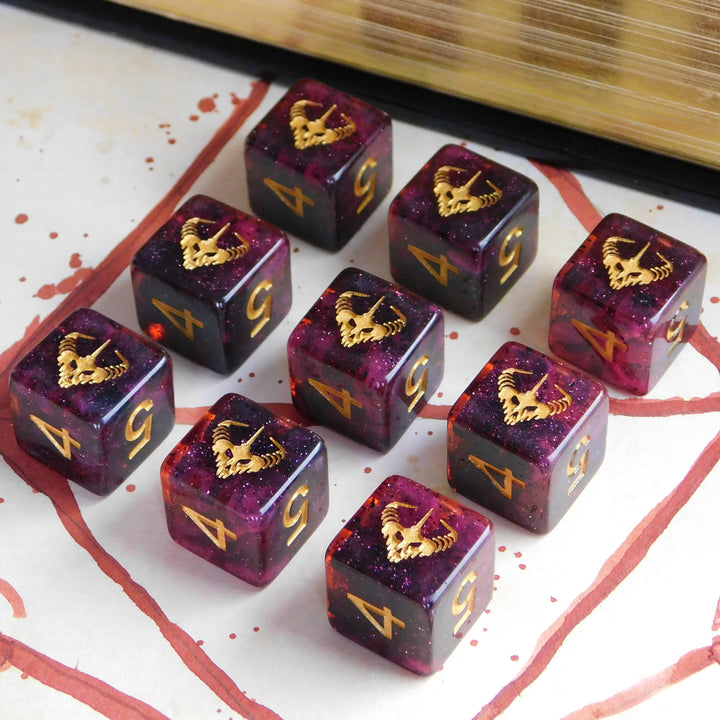 Mythic Elder Dice Glass and Wax Edition - Bundle