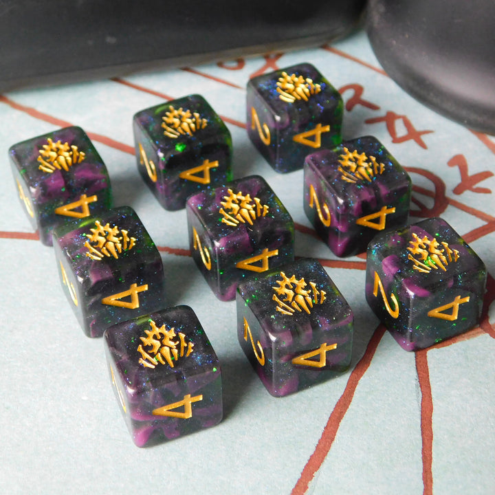 Mythic Elder Dice Glass and Wax Edition - Bundle