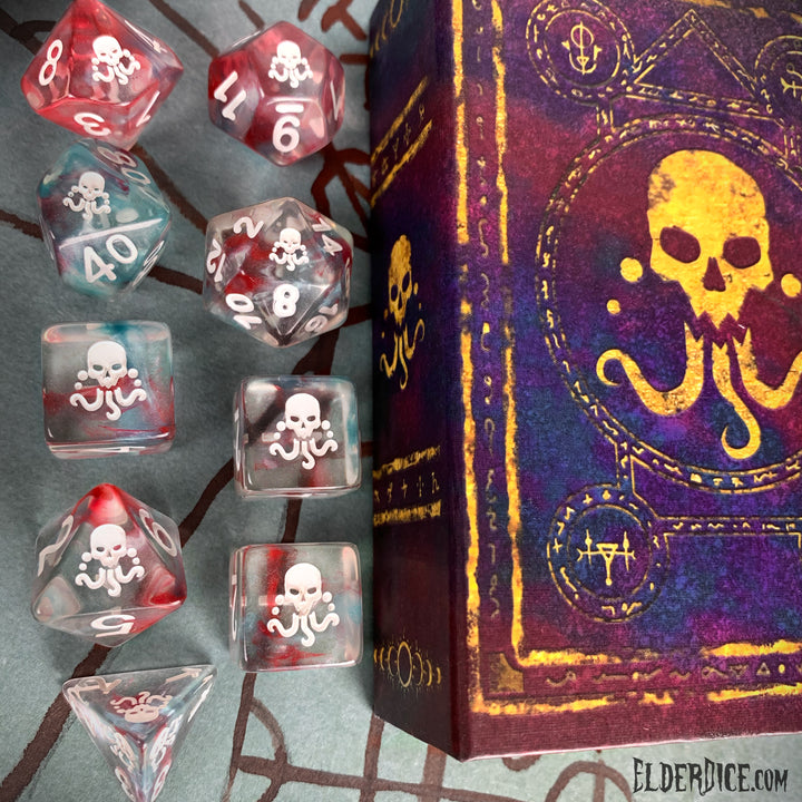 Seal of Yog-Sothoth Dice - Supernova Polyhedral Set