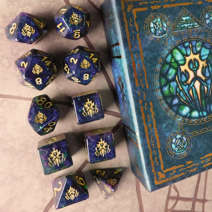 Mythic Elder Dice Glass and Wax Edition - Bundle