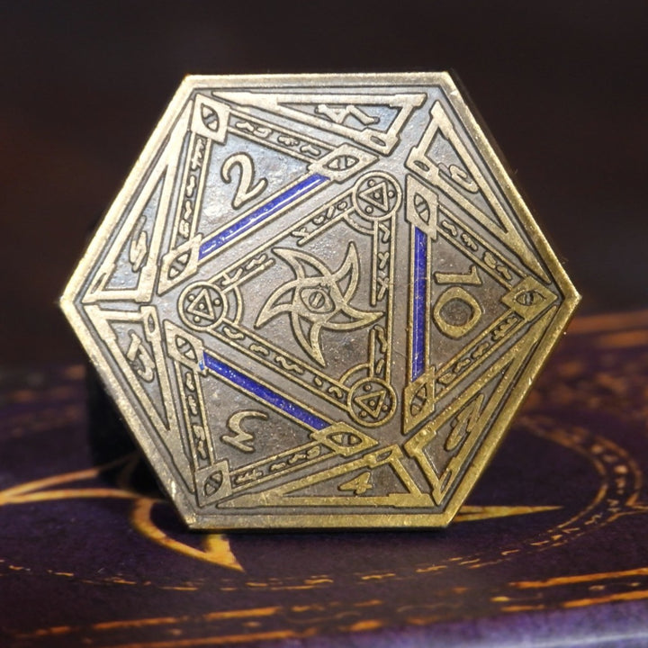 Gold Astral Elder Sign Coin