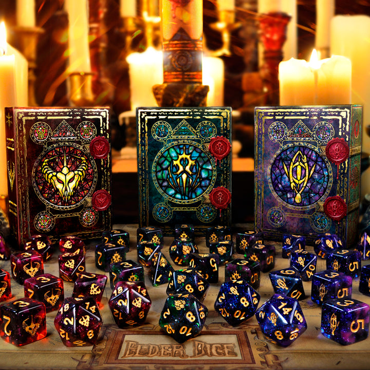 Mythic Elder Dice Glass and Wax Edition - Bundle