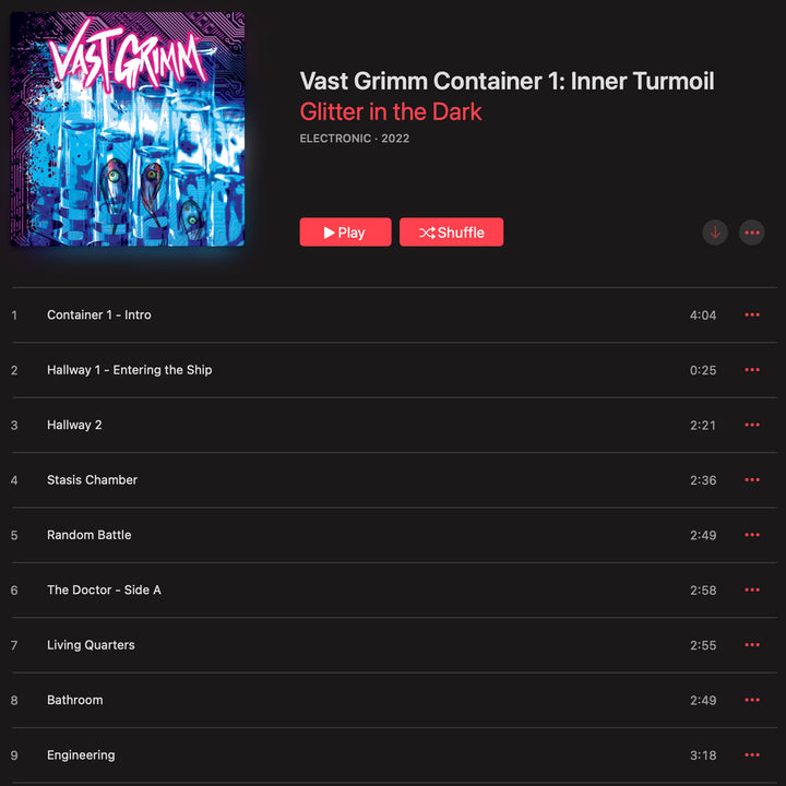 Vast Grimm – Container 1: Inner Turmoil Digital Album & Adventure